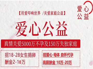 柳林捐卵助孕生子 爱心志愿者招募